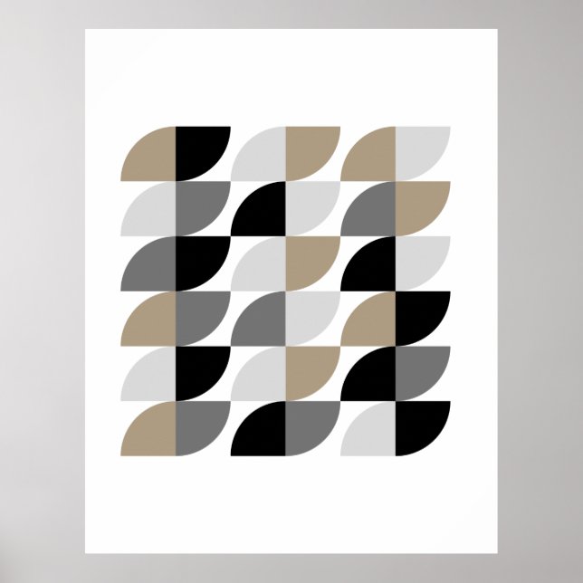 Modern beguefeber i mitten av århundradet poster (Framsidan)