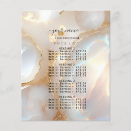 Modern Beige guld opal sten Prislista Meny