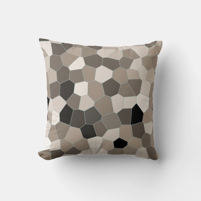 Modern Beige Mönster Kudde (Framsida)