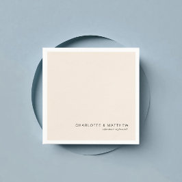 Modern beige pappersservett