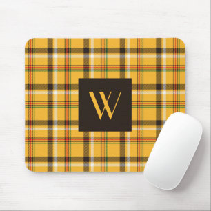 Modern Beige Play Checks Mönster Monogram Musmatta