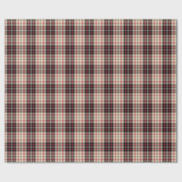 Modern beige rutig presentpapper