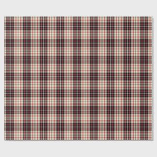 Modern beige rutig presentpapper