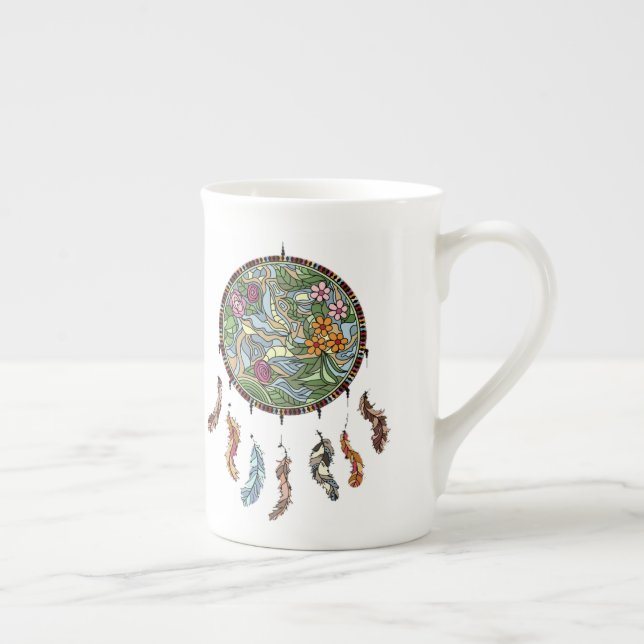 modern benporslin mugg (Höger)