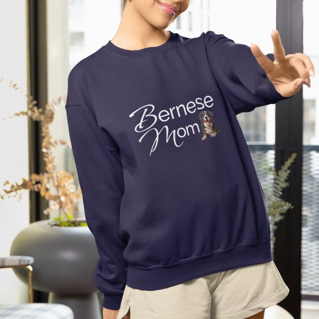 Modern Bernese Mamma Gift Bernese Mountain Hund T Shirt (Skapare uppladdad)