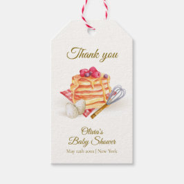 Modern Berry Pancake Egg Whisk Brunch Baby Shower Presentetikett