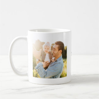 Modern Best Dad Ever Anpassad Helbilds Kaffemugg