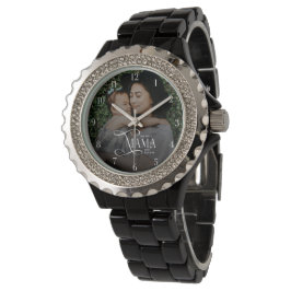 Modern Best Mama Ever Photo Mothers Day Gifts Armbandsur