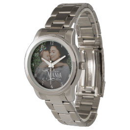 Modern Best Mama Ever Photo Mothers Day Gifts Armbandsur
