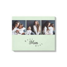 Modern Best Mom Ever Elegant Script 3 Foto