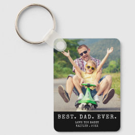 Modern BEST PAPPA EVER 2 Foton Personlig Nyckelring