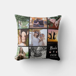 Modern Bestie 4-någonsin | Anpassningsbar 8-fotoko Kudde
