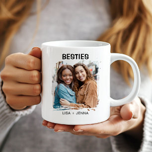 Modern Besties Best Friends Photo Kaffemugg