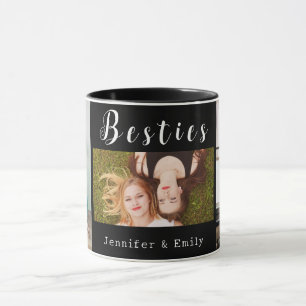 Modern Besties Photo Collage Mugg
