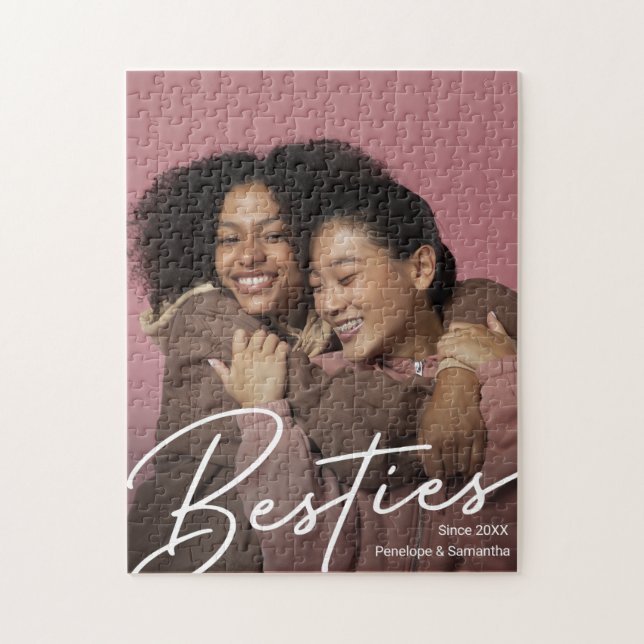 Modern Besties Photo Gift Pussel (Vertikal)