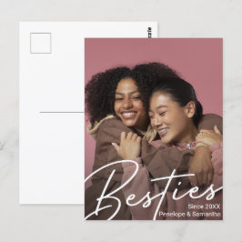 Modern Besties Photo Gift Vykort