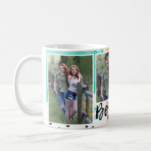 Modern Besties Typografi 3 Fotosamling Kaffemugg