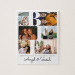 Modern BFF Best Friends Quote Photo Collage Pussel<br><div class="desc">Modern BFF Best Friends Quote Photo Collage jigszons pussel. Perfektens gåva till din bestie!</div>