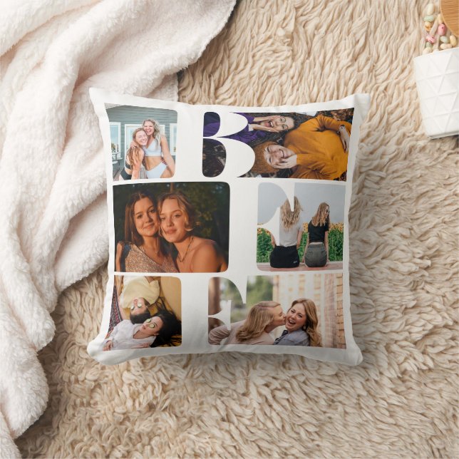 Modern BFF-fotosamling med bästa Chic för bästa vä Kudde (Filt)