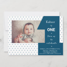 Modern Big One First Birthday Photo