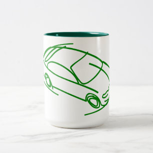 Modern bil Sketch-kaffe Mugg
