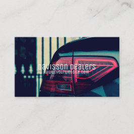 Modern bilåterförsäljare automatiskt visitkort