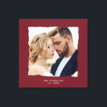 Modern bild bröllop personlig est in<br><div class="desc">Modern,  lätt söndersliten kant-personlig-fotofoto bröllop som skapats i presenten.</div>