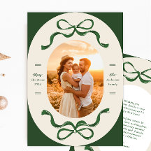 Modern bild för julribbon och Bow-Grönt