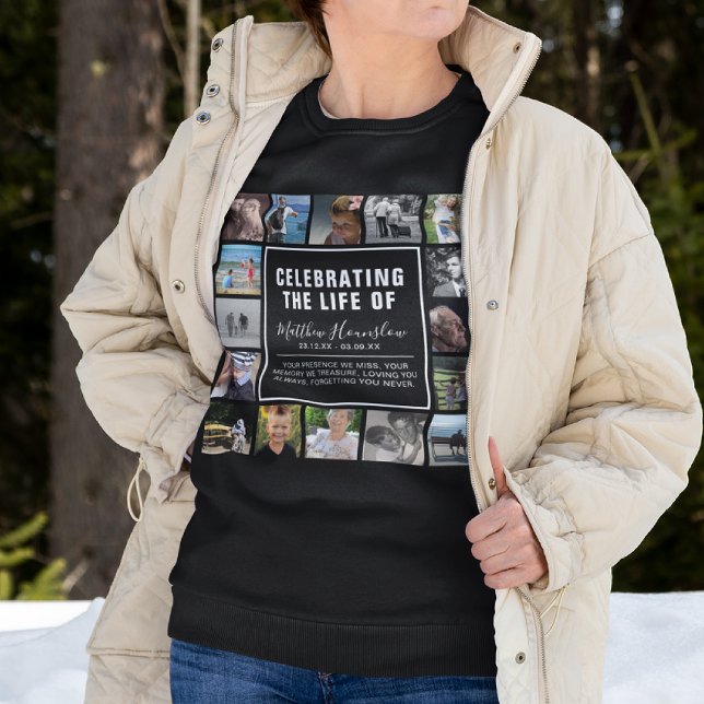 Modern Bild-minnesminnesminnesminnesminneskollage  T Shirt (Skapare uppladdad)