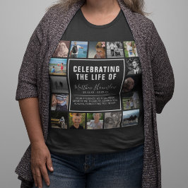 Modern Bild-minnesminnesminnesminnesminneskollage T Shirt