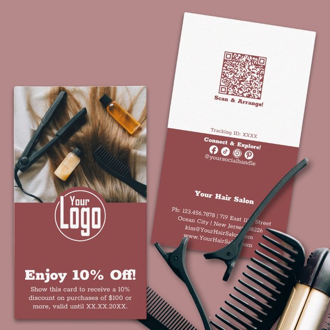 Modern bildobblare - upplev 10 % rabatt! rabattkort (Modern Image Hairdresser Enjoy 10% Off! Discount Card)