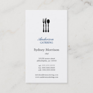 Modern billig/Catering/restaurang - Groon Visitkort