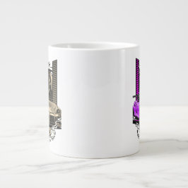 Modern bilvektordesign jumbo mugg