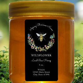 Modern Biod Honungsbi Apiary Produkt Fraktsedel