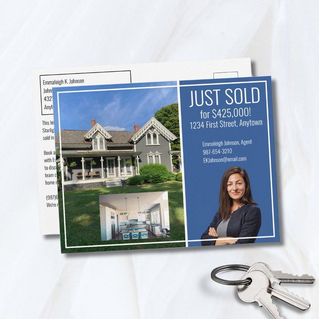 Modern blå 2 Bild i Gods Direct Vykort (Skapare uppladdad)