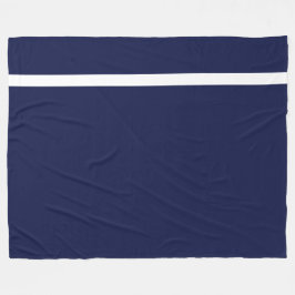 Modern blå deportyt vit dekoration i Rand Fleecefilt