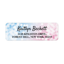 Modern blå eller Rosa? Gender Visa Party-retur