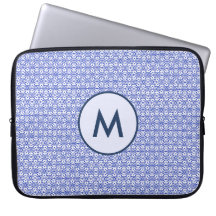 Modern Blå Geometrisk Triangel Mönster Minimalisti