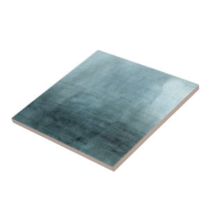 Modern Blå Grön Akvarell Abstrakt Minimal Kakelplatta