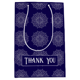 Modern Blå Indigo Lyxvarumärkes Mandala Namn