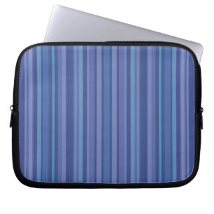 Modern blå lila rand laptop fodral