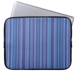 Modern blå lila rand laptop fodral