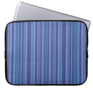 Modern blå lila rand laptop fodral