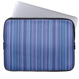 Modern blå lila randig laptop fodral