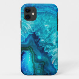 Modern blå marble Agate