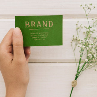 Modern Blå med QR-kod | Professionellt Företag  Visitkort