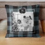 Modern blå pinne | Familjefoto | Inledande Kudde<br><div class="desc">Modern blå pinne | Familjefoto | Inledande</div>