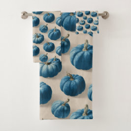 Modern blå Pumpkin Fall Design
