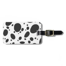 Modern Black and White Dalmatian Hund Spot Mönster