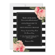 Modern Black and White Rand Bröllop Suite